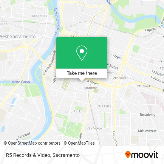 R5 Records & Video map