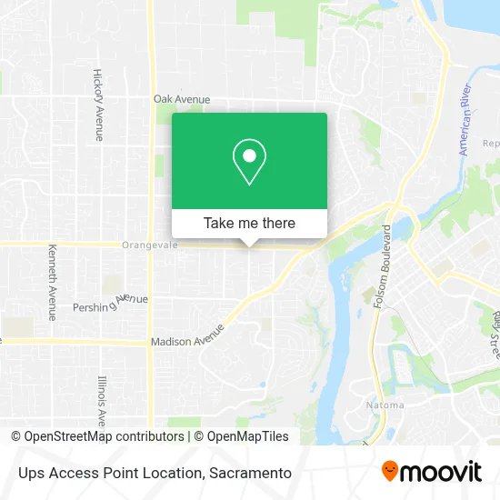 Ups Access Point Location map