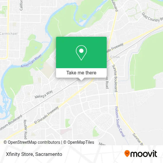 Xfinity Store map