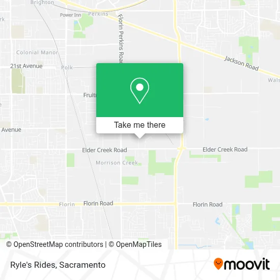 Ryle's Rides map
