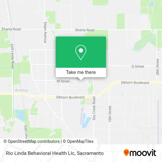 Rio Linda Behavioral Health Llc map