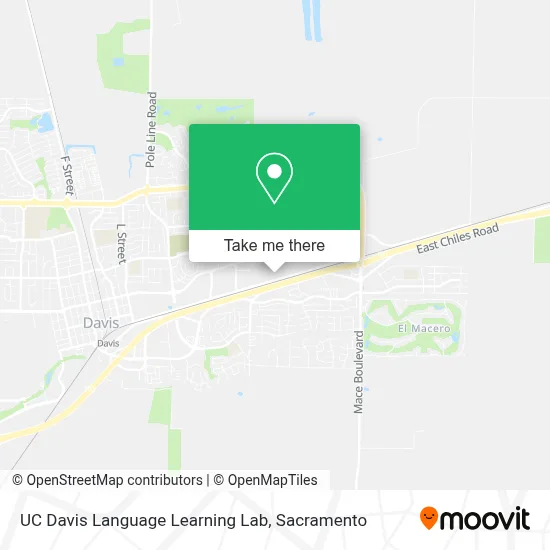 UC Davis Language Learning Lab map