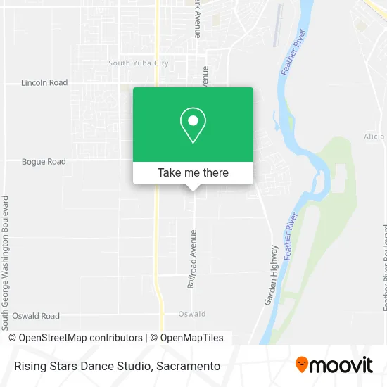 Rising Stars Dance Studio map