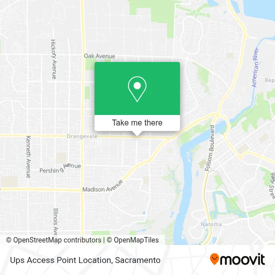 Ups Access Point Location map