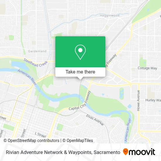 Rivian Adventure Network & Waypoints map