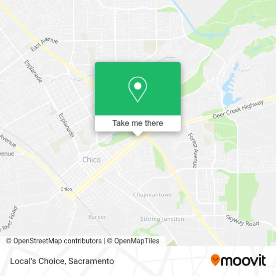 Local's Choice map