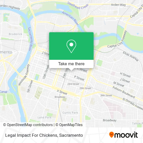 Legal Impact For Chickens map