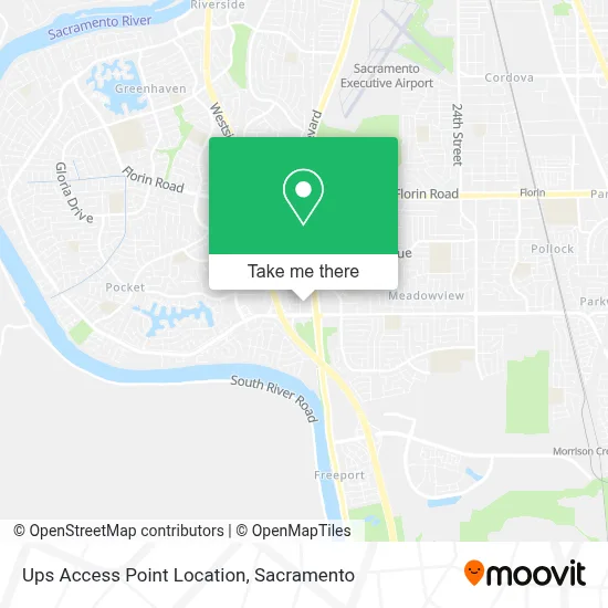 Ups Access Point Location map