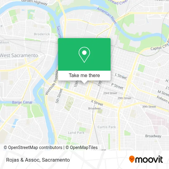 Rojas & Assoc map