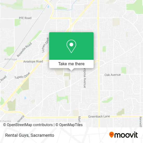 Rental Guys map
