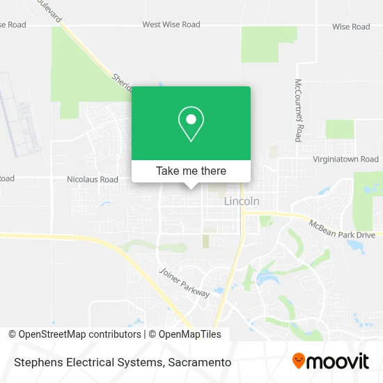 Stephens Electrical Systems map