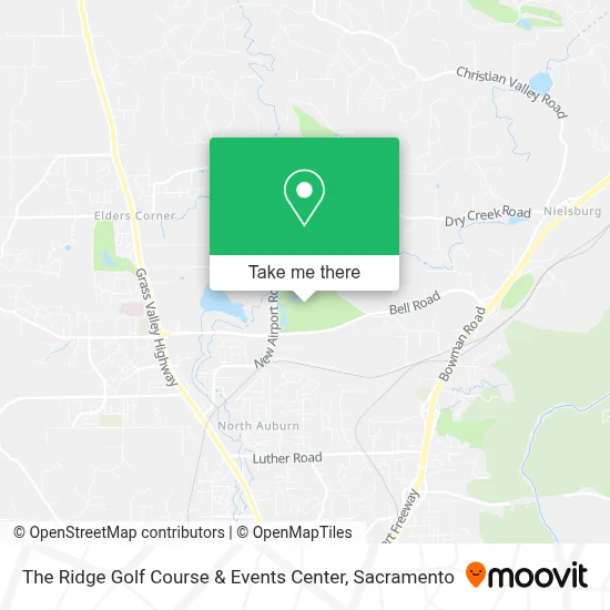The Ridge Golf Course & Events Center map