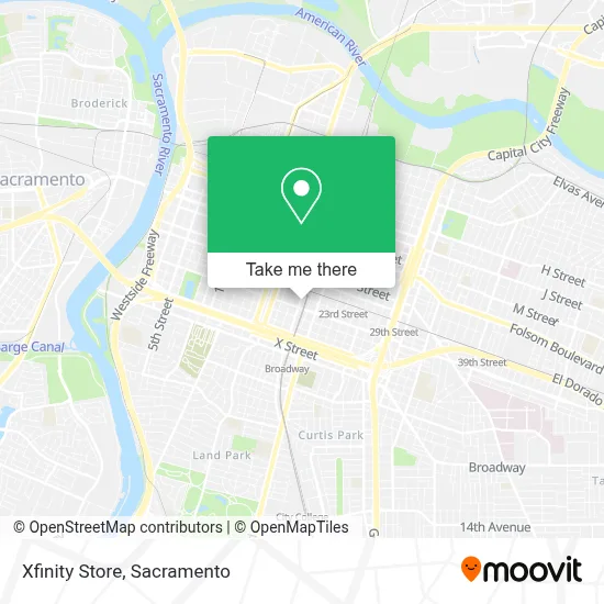 Xfinity Store map