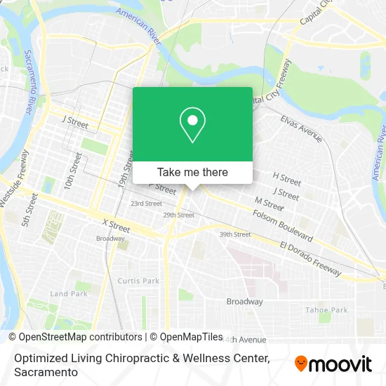 Optimized Living Chiropractic & Wellness Center map