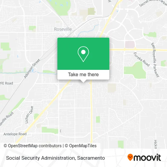 Social Security Administration map