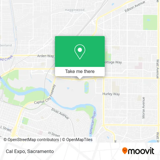 Cal Expo map