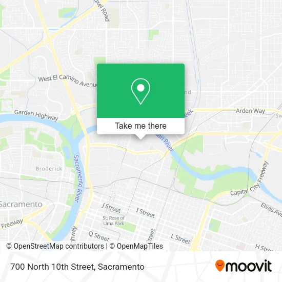 Mapa de 700 North 10th Street