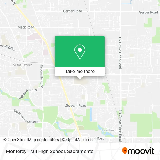 Mapa de Monterey Trail High School