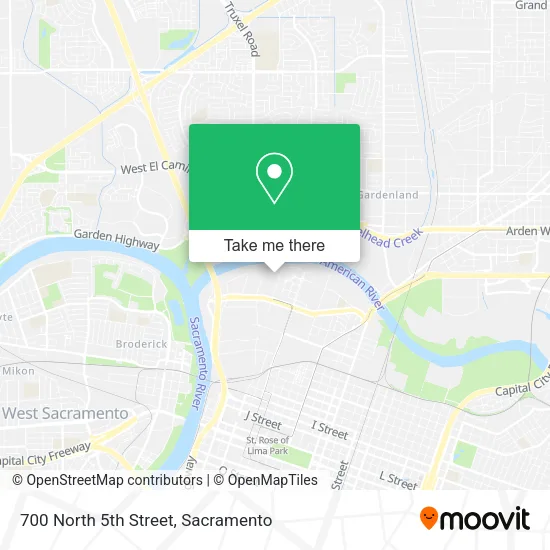 Mapa de 700 North 5th Street