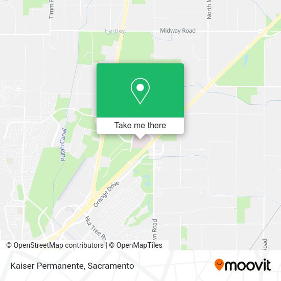 Kaiser Permanente map