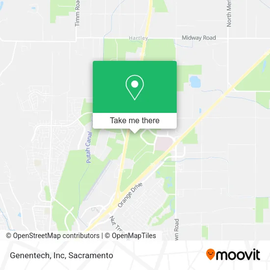 Mapa de Genentech, Inc
