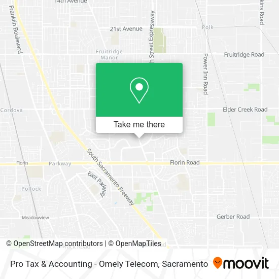 Pro Tax & Accounting - Omely Telecom map