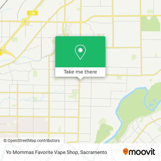 Yo Mommas Favorite Vape Shop map