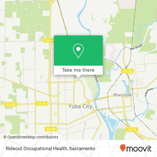 Rideout Occupational Health map