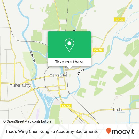 Thao's Wing Chun Kung Fu Academy map