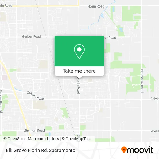 Elk Grove Florin Rd map