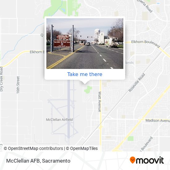 mcclellan air force base directions