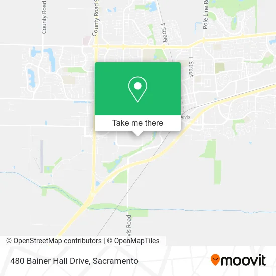 Mapa de 480 Bainer Hall Drive