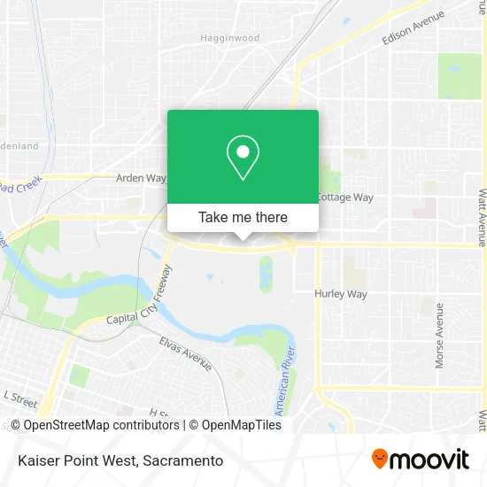 Kaiser Point West map