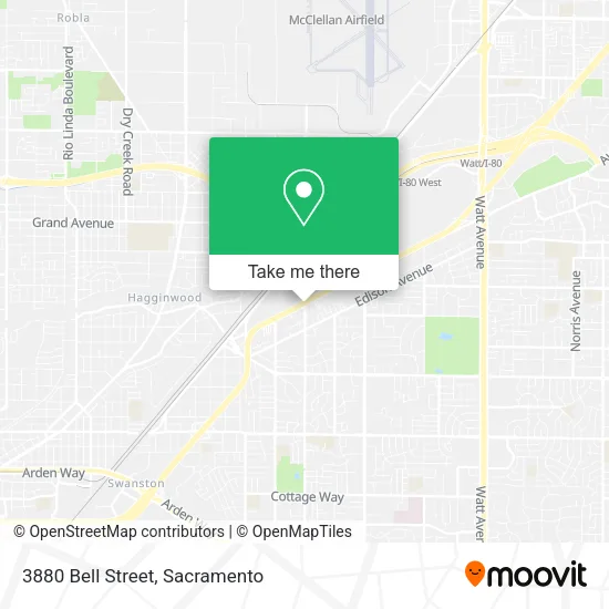 Mapa de 3880 Bell Street