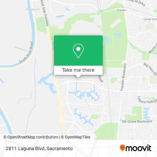 Mapa de 2811 Laguna Blvd