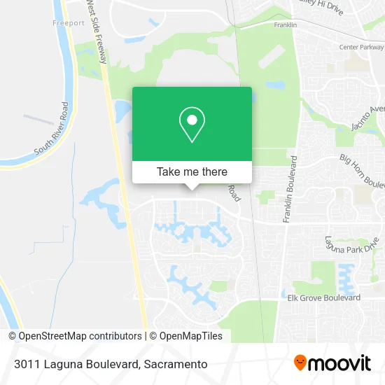 Mapa de 3011 Laguna Boulevard
