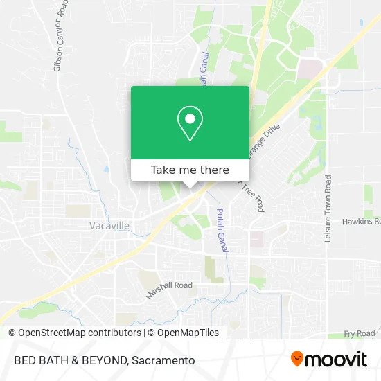BED BATH & BEYOND map
