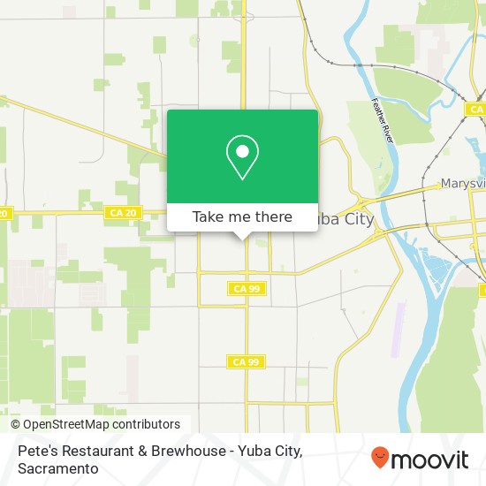 Pete's Restaurant & Brewhouse - Yuba City, 866 W Onstott Rd Yuba City, CA 95991 map