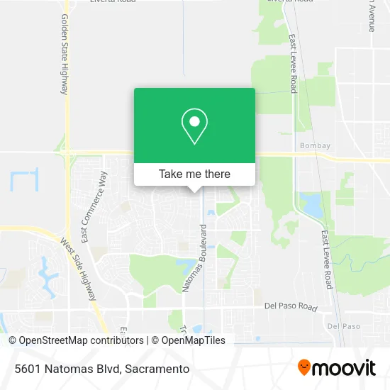 5601 Natomas Blvd map