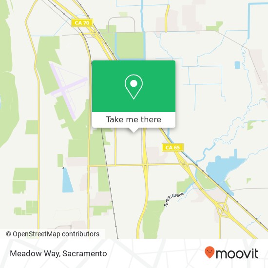 Mapa de Meadow Way