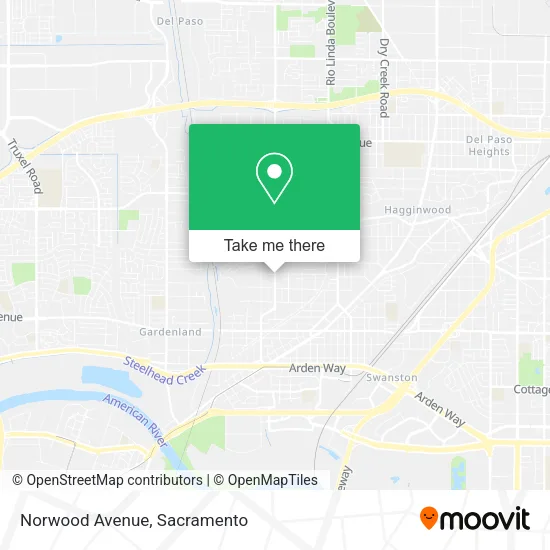 Mapa de Norwood Avenue