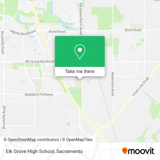 Mapa de Elk Grove High School