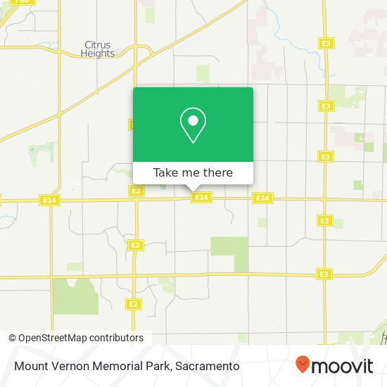 Mount Vernon Memorial Park map