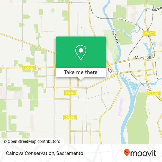Calnova Conservation map