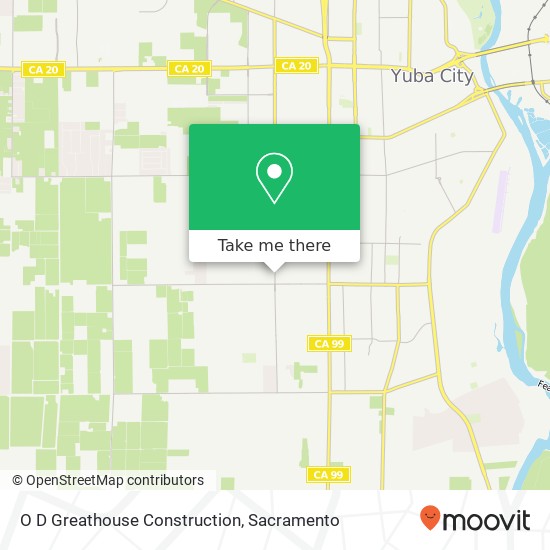 O D Greathouse Construction map