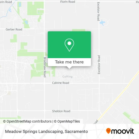 Meadow Springs Landscaping map