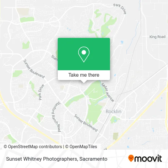 Mapa de Sunset Whitney Photographers