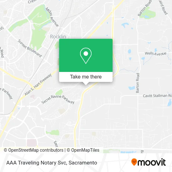 AAA Traveling Notary Svc map