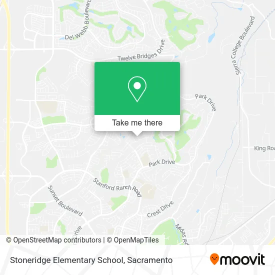 Stoneridge Elementary School map