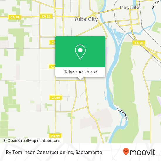 Rv Tomlinson Construction Inc map